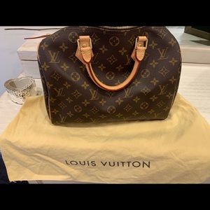 Louis Vuitton Speedy 30 with LV canvas